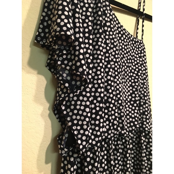 Black and white polka dot dress - Picture 3 of 3